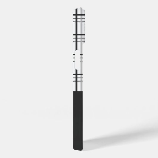 Personalisierte moderne Tartan Ice Skaten Case-Mate iPhone Hülle (Rückseite / Rechts)