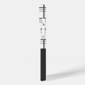 Personalisierte moderne Tartan Ice Skaten Case-Mate iPhone Hülle (Rückseite / Links)