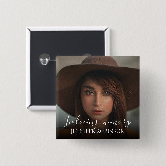 Personalisierte Modernität in der Erinnerung | Mem Button (Vorne & Hinten)