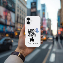 Personalisierte Mom-Typografie iPhone 16-Hülle 16 Hülle