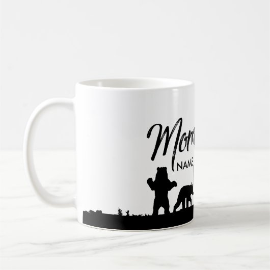 Personalisierte Momma Bärnschale Kaffeetasse (Links)