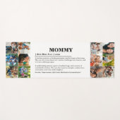 Personalisierte Mommy Definition 12 FotoCollage Yogamatte (Vorderseite (Horizontal))