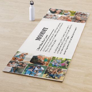 Personalisierte Mommy Definition 12 FotoCollage Yogamatte