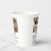 Personalisierte Mommy-Definition 6-FotoCollage Pappbecher (Rechts)