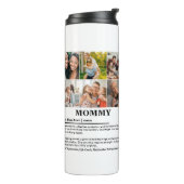 Personalisierte Mommy-Definition 6-FotoCollage Thermosbecher (Nach links gedreht)