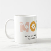 Personalisierte Mommy Floral Pastellfarben Mutter Kaffeetasse (Links)