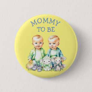 Personalisierte Mommy to be Baby Shower Button