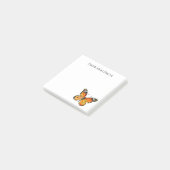 Personalisierte Monarchfalter-Post-it-Notes Post-it Klebezettel (angewinkelt)