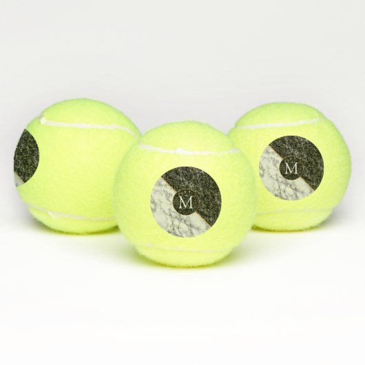 Personalisierte Mongram Custom Letter Tennis Balls Tennisbälle (Multi)