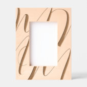 Personalisierte Monogram Art Geätzte Rahmen (Vorderseite)