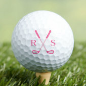 Personalisierte Monogram, erste rosa Golfbälle