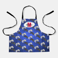 Personalisierte monogram farbige Kinderspiele