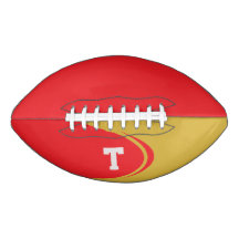 Personalisierte Monogram Football