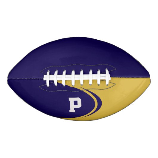 Personalisierte Monogram Football (Vorderseite)