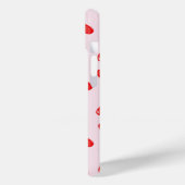 Personalisierte Monogram Heart Lolipop Valentine Case-Mate iPhone Hülle (Rückseite / Links)