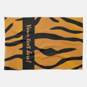 Personalisierte Monogram Wild Thing Tiger Streifen Handtuch (Horizontal)