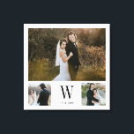 Personalisierte Monogramm 3-FotoCollage Leinwanddruck<br><div class="desc">Modernes und elegantes Design bedruckt Personalisiert Monogram 3 Foto Collage Canvas Print,  das mit Ihrem Text angepasst werden kann. Karo im Grafikdesign-Store für andere Produkte,  die diesem Design entsprechen!</div>