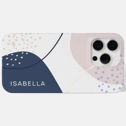 Personalisierte Monogramm Abstrakt Case-Mate iPhone Hülle (Rückseite (Horizontal))