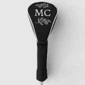 Personalisierte Monogramm-Anfangbuchstaben Botanis Golf Headcover (Vorderseite)