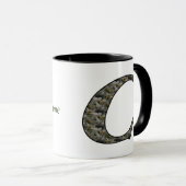 Personalisierte Monogramm Anfangsbuchstabe C Horte Tasse (VorderseiteRechts)