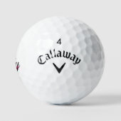 Personalisierte Monogramm Anfangsbuchstabe Golfball (Logo)