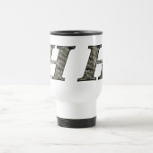 Personalisierte Monogramm Anfangsbuchstabe H Horte Reisebecher (Mittel)