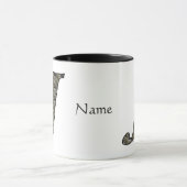 Personalisierte Monogramm Anfangsbuchstabe J Horte Tasse (Zentrum)