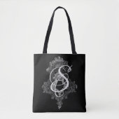 Personalisierte Monogramm-Anfangsbuchstabe-Tote Tasche (Vorderseite)