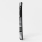 personalisierte Monogramm aus schlichtem Silber Case-Mate iPhone Hülle (Hinten/Links)