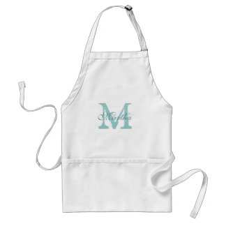 Personalisierte Monogramm Backform Schürze für Fra