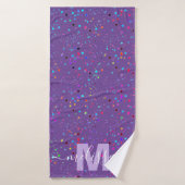 Personalisierte Monogramm Badehandtuch (Badehandtuch)