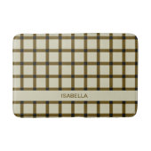 Personalisierte Monogramm Badematte (Vorderseite)