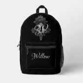 Personalisierte Monogramm Bedruckter Rucksack (Vorderseite)