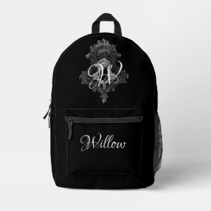 Personalisierte Monogramm Bedruckter Rucksack