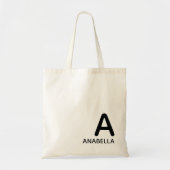 Personalisierte Monogramm - Beutel - Geschenk für Tragetasche (Vorne)