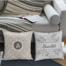 Personalisierte Monogramm Boho mystische Art