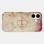 Personalisierte Monogramm Case-Mate iPhone Hülle (Rückseite (Horizontal))
