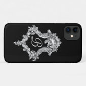 Personalisierte Monogramm Case-Mate iPhone Hülle (Rückseite (Horizontal))