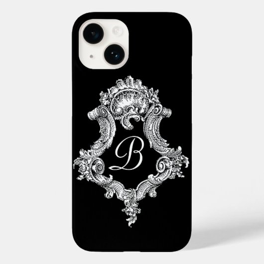 Personalisierte Monogramm Case-Mate iPhone Hülle (Rückseite)