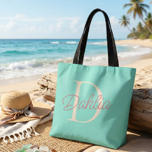 Personalisierte Monogramm-Erstbuchstaben-Reise Tasche