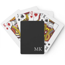Personalisierte Monogramm erste moderne Schwarz