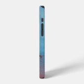 Personalisierte Monogramm-Eule-Kunst iPhone Hülle (Linke Seite)