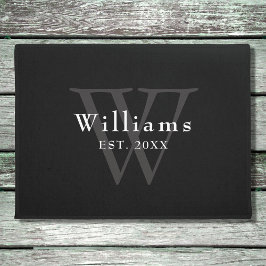 Personalisierte Monogramm Fußmatte