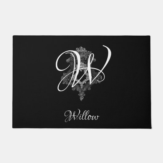 Personalisierte Monogramm Fußmatte (Vorderseite)