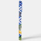 Personalisierte Monogramm-Gelblamellen Case-Mate iPhone Hülle (Rückseite / Rechts)