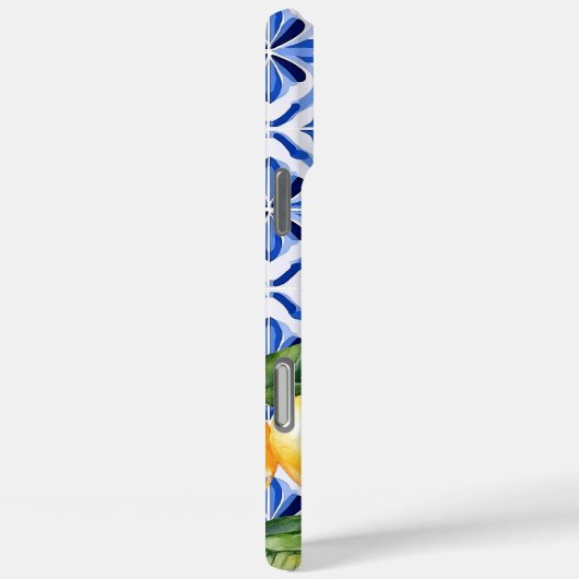 Personalisierte Monogramm-Gelblamellen Case-Mate iPhone Hülle (Rückseite / Rechts)