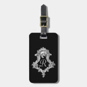 Personalisierte Monogramm Gepäckanhänger (Vorderseite vertikal)