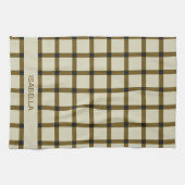 Personalisierte Monogramm Geschirrtuch (Horizontal)