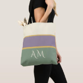 Personalisierte Monogramm-Gestreifte Premium-Tasch Tasche (Von Nahem)