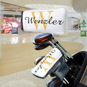 Personalisierte Monogramm Golf Headcover
